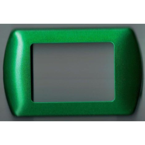 Abs Placchette Compatibilial Pour Living International Placca Series Vert Métallisé