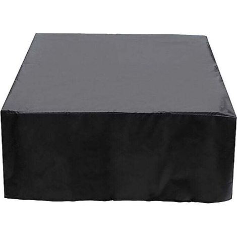 Baignoire spa piscine intérieure et extérieure couverture étanche et anti-poussière, housse de protection contre les feuilles, housse de protection pour table et chaise，argent，23123130cm (1/4)