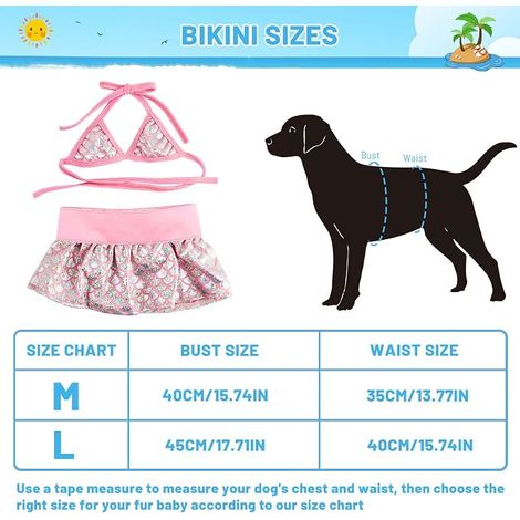 Maillot De Bain Chien - Vetement Pour Chien - Vêtements Et Accessoires Pour Animaux - Taille L (1/5)