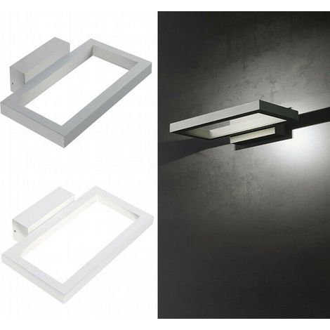 Applique da Esterno Led Lampada Parete Illuminazione Giardino Cornice Deco Sovil - Colore: Bianco (1/5)