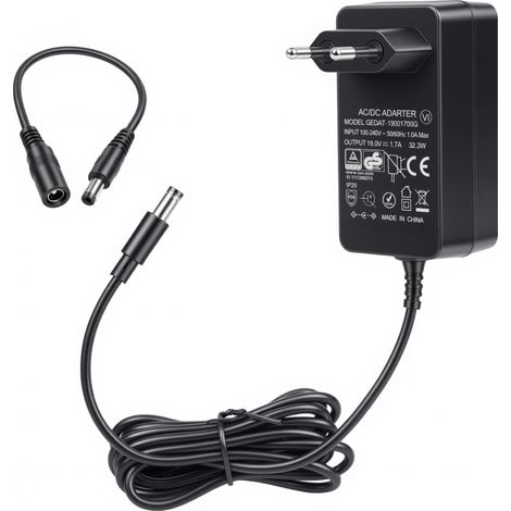19V 1.7A AC/DC Adaptateur Secteur Alimentation Chargeur pour 22MP47HQ (1/5)