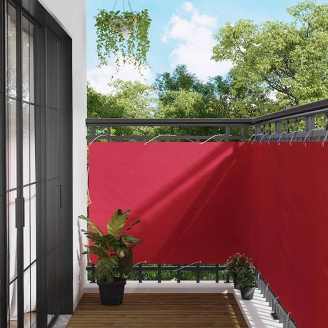 Balkonsichtschutz Bordeauxrot 120 x 200 cm