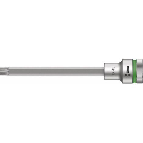Douille-embout 6 pans intérieurs (TX) T 45 Longueur: 140 mm Wera 05003855001 Propulseur: 1/2 (12.5 mm) 1 pc(s) (1/5)