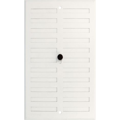 Schiebelüftung Weiß Lüftunsggitter Lüftungsblech Aluminiumgitter 170mm x 250mm