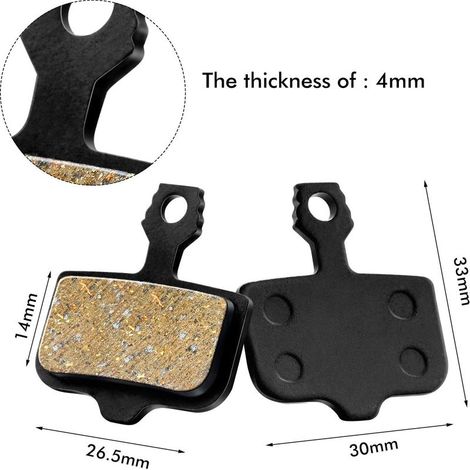 paires de plaquettes de frein à disque pour vélo, compatibles avec Avid Elixir 1 3 5 7 9 R Cr Mag Sram (1/2)