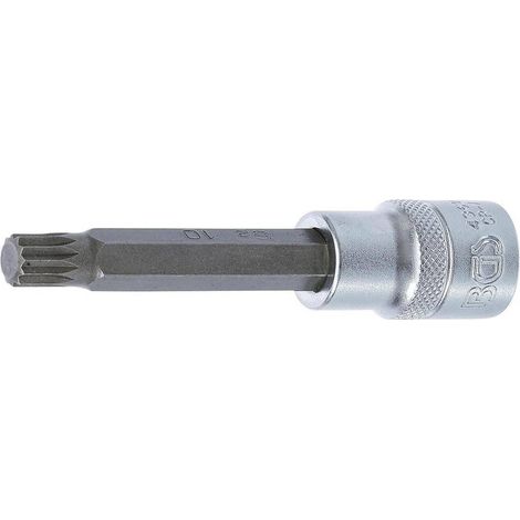 Douille à Embouts 100 mm - 12,5 mm (1/2) Denture Multiple Intérieure XZN - Précision et Robustesse - D-Work (1/4)
