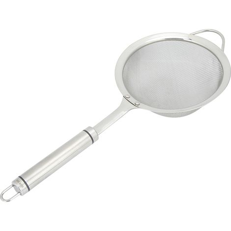 Passoire longue en acier inoxydable, cuillère filtrante pour cuisine, ustensile de cuisson pratique (1/5)