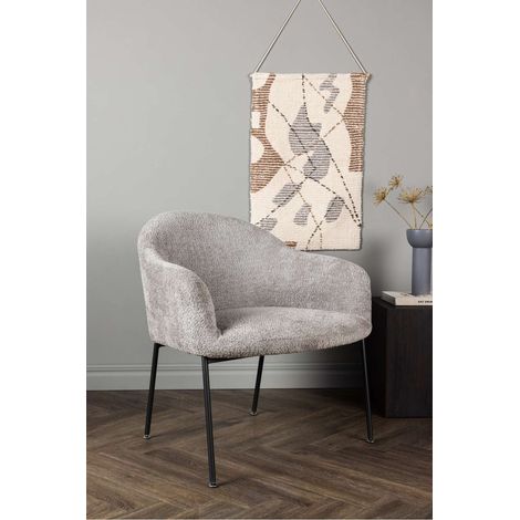 Catania fauteuil gris clair.