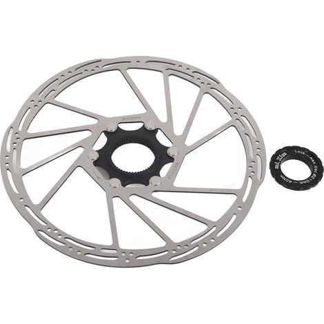 Disque de frein à disque 203mm pour VTT, design perforé résistant à la corrosion, freins à disque métalliques durables. (1/5)