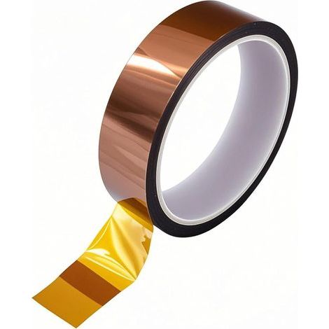 Kapton-Klebeband – 25 mm – Hitzebeständig bis 300 °C – 33 m – Polyimidfolie – Isolierband – Für 3D-Druck, Löten, Sublimation, elektronische Schaltungen (Brauerei) (1/5)