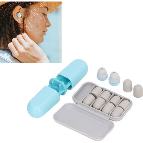 Bouchons d'oreilles à réduction de bruit ultra-performante pour dormir, en résidence étudiante, pour étudier, pour un sommeil paisible et professionnel, réduction du bruit, bouchons d'oreilles pour ét (1/5)