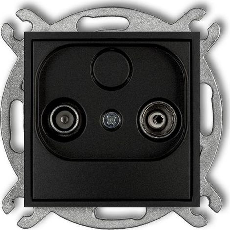 Antennensteckdose karlik mini 2 dB Aufputz Schrauben