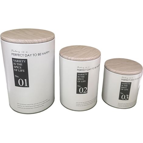 Boîte en métal, pot de bonbons en métal - Pot à biscuits de (1/5)