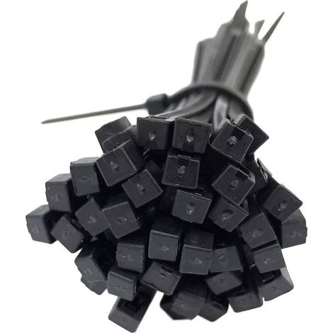 Kaelt - AGE Collier de Serrage Grande Taille 450 mm x 4,8 mm, Attache Câble, Serre Câbles Grand Rilsan Nylon, Colliers Serre-Cable 450mm, Noir(Lot de 250 Pièces) (1/5)