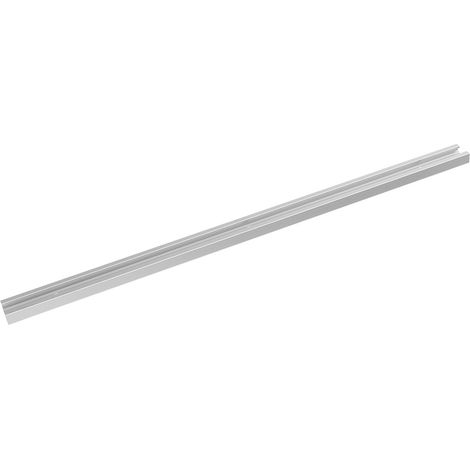 Gabarit de rail d'onglet à rainure en T en alliage d'aluminium, outil de menuiserie pour dalles coulissantes non poreuses (400 mm) (1/5)