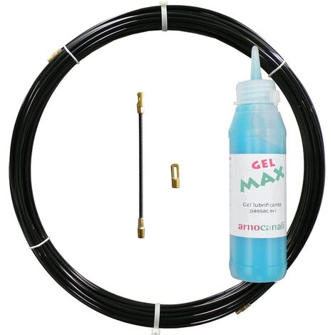 Arnocanali KITAN420 Kit Sonda Monofilare in Nylon Perlon Ø4 Mm, Lunghezza Sonda 20 Metri e Liquido Scivolante, 150 Ml (1/5)