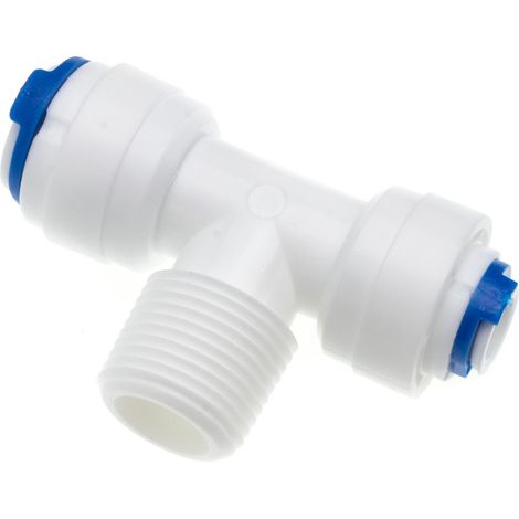 Connettore a T Fast 1/4” F – Filetto 3/8” M - Fast 3/8” F STI