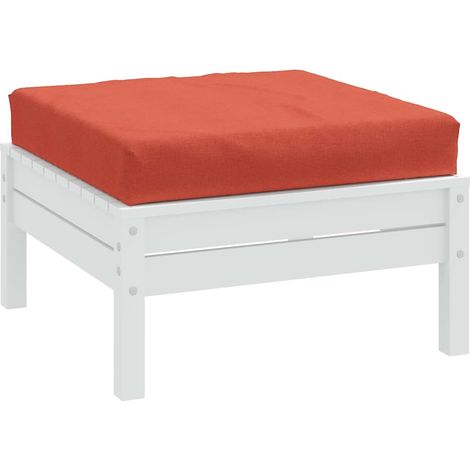 Palettenkissen Melange Rot 60x60x9,5 cm Stoff