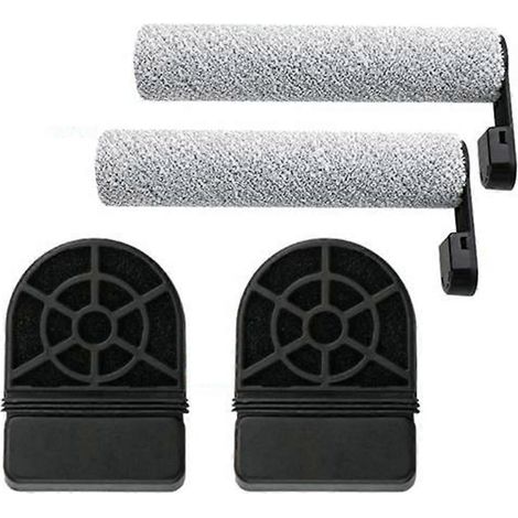 4-teiliges Bürsten- und Filterset für Staubsauger 3 Max, 3 Pro und 2 – Ersatzteile für Bodenreinigungsgeräte: Rotationsbürste und Filter (1/5)