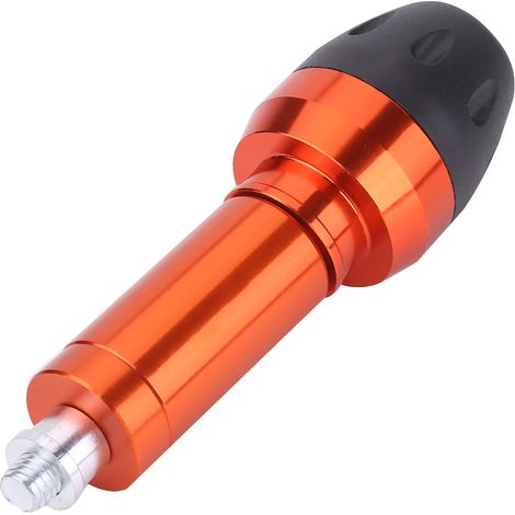 Protecteurs de chute en alliage d'aluminium pour moto - Orange vif (1/2)