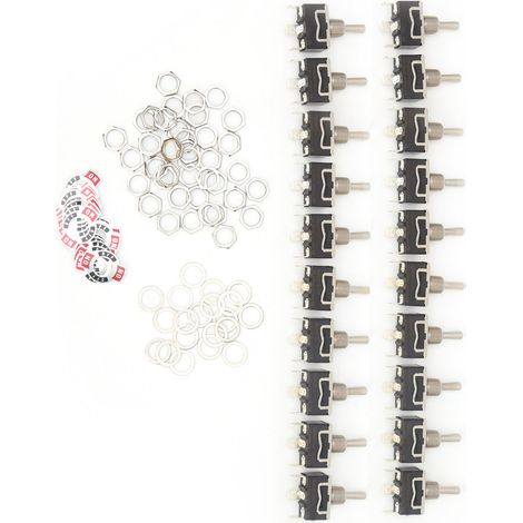 BERM@ (Authorized) 20PCS BEM-123FC 3-Pin LED Light Rocker Toggle Switch, 3 Positions, On/Off/On, 15A, 250VAC (1/5)