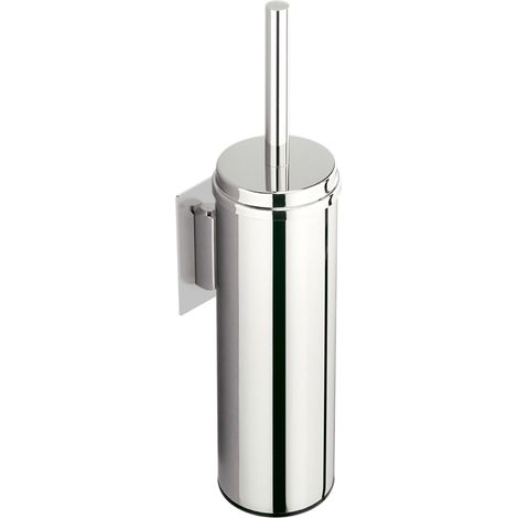 BELTRAN 73344 COMPLEMENTOS Escobillero Cilíndrico Colgar Pared Cromo Adhesivo - ref: 064-73344
