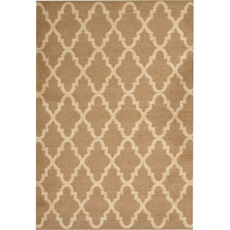 Rug MERMER Beige 160 x 230 cm Jute