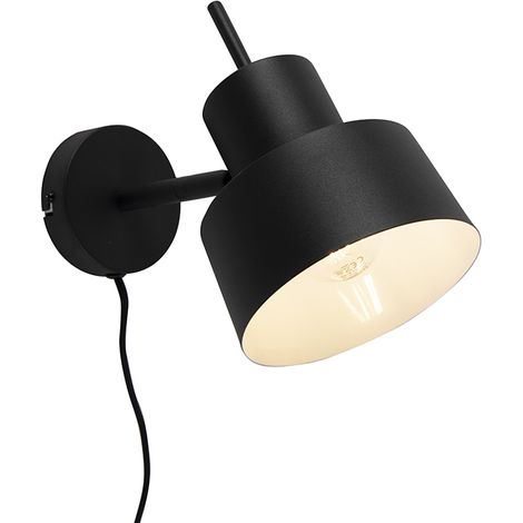 Retro Wall Lamp Black Rotatable and Tiltable - Chappie