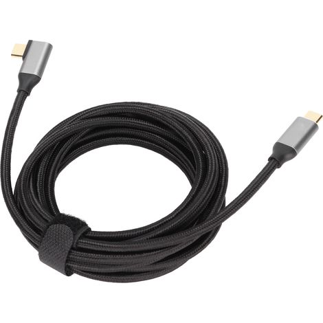 Câble de charge rapide USB-C coudé 5 A 100 W pour téléphones et tablettes Xiaomi (en nylon). (1/5)