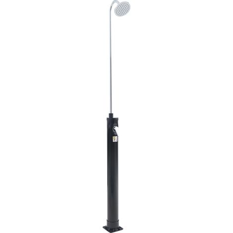 Douche solaire de jardin 215 cm 9 litres noir (1/5)