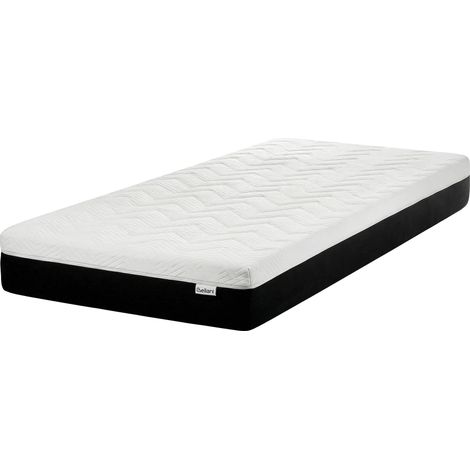 Colchón de espuma visco gel medio con funda extraíble de poliéster con cremallera 90 x 200 cm Spongy
