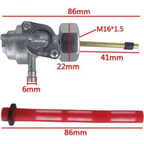 Interrupteur de carburant Honda compatible avec Honda CB400/550/650/750 CL350 CM400 CX500- (1/4)