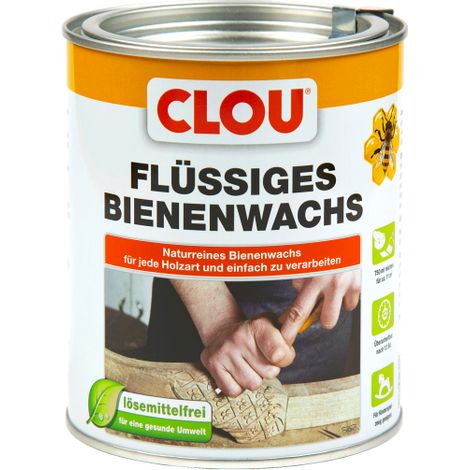 Clou Flüssiges Bienenwachs 750 ml Holzreiniger & Pflege (1/4)