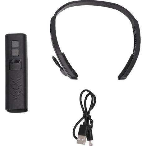 Lampe Frontale Montée sur L'oreille, Lampe Frontale Rechargeable avec Capteur de Mouvement, de Poche Extérieure avec Support Réglable pour la Pêche et le Camping