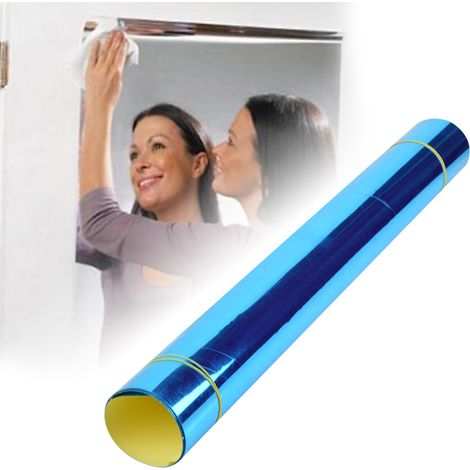 50 x 100 cm Selbstklebende Spiegelfliesen-Wandaufkleber für Zimmer und Badezimmer – Wanddeko zum Aufkleben (1/5)