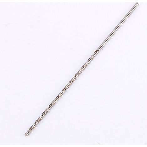 Mèche à bois HSS extra-longue 160mm pour perçage profond, diamètre 3mm