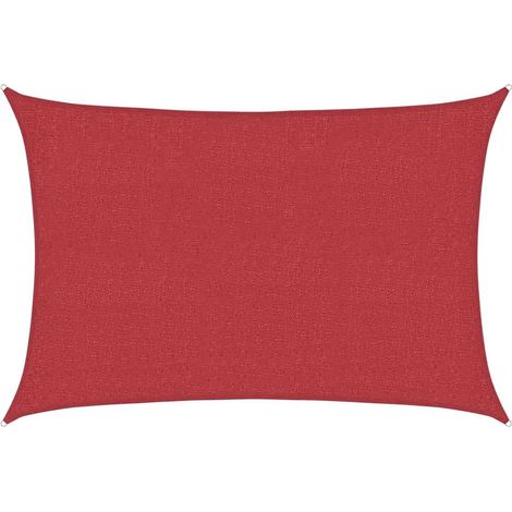 Maison Exclusive - Voile d'ombrage 160 g/m² Rouge 2x2,5 m PEHD (1/5)