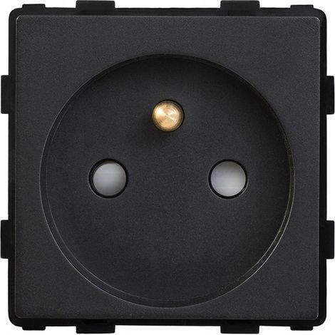 Presa da parete 230V nera RTX SH System (1/4)