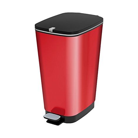 Cestino Kis Chic Bin Style 50 litri rosso polipropilene (1/4)