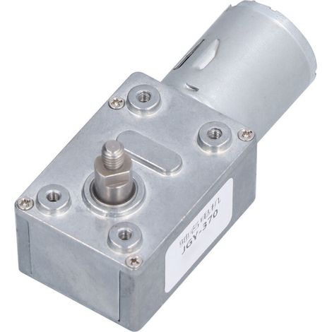 JGY-370 24V 18RPM Turbo-Getriebemotor mit selbsthemmendem Metallgetriebe (1/5)