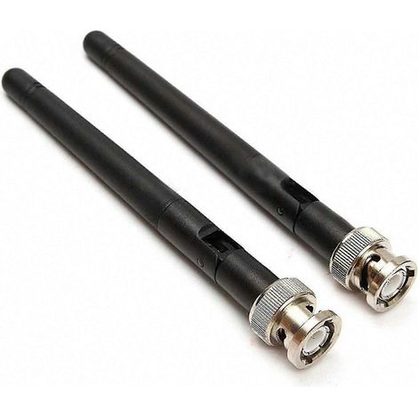 2 UHF-Antennen mit BNC-Anschluss für Sennheiser EW100, EW300, EW500 und G3 Wireless Evolution Serien-Mikrofonempfänger (1/5)