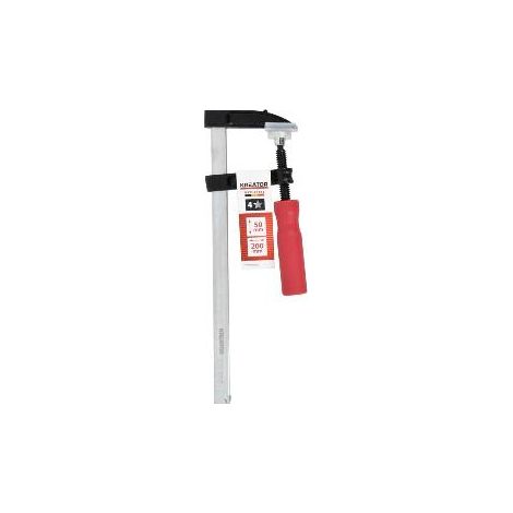 FPLUS sargento d/pletin.200 , Descripción
Con este sargento de 260 mm, puede sujetar objetos y materiales de hasta 200 mm de grosor, evitando que se muevan o se suelten.

Sus princ