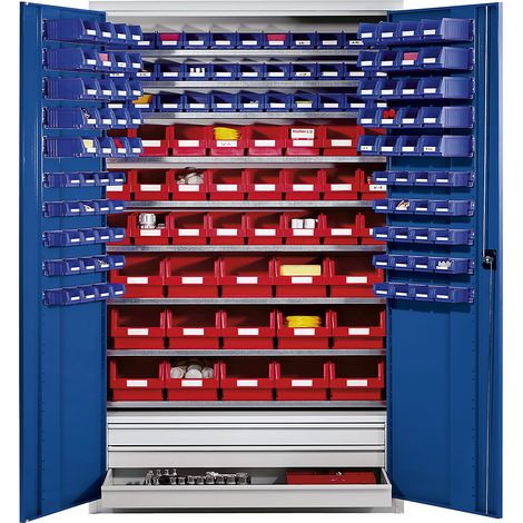 eurokraft pro, Armoire grande capacité en tôle d'acier, avec 9 (1/2)