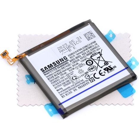 Batterie pour d'origine Samsung EB-BA905ABU pour Samsung Galaxy A80 (A805F) avec Chiffon de Nettoyage pour écran mungoo multicol