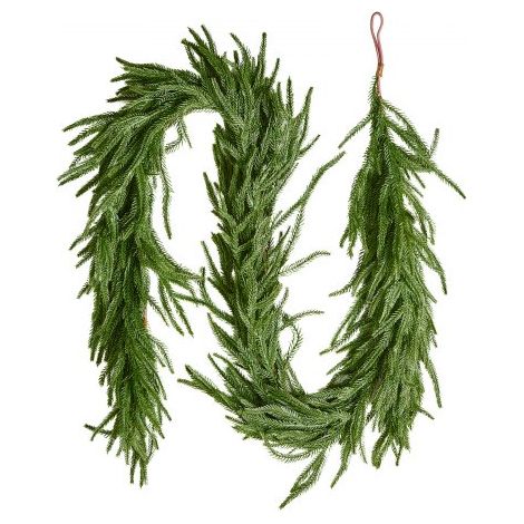 Guirlande de Noël - 1 - 8 m - Guirlande de Pin Norfolk Artificiel (1/5)