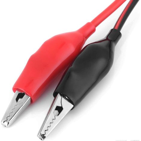 Compatible avec une rallonge pour prise allume-cigare munie de petites pinces crocodiles et d'un fil de cuivre de calibre 15 AWG. (1/3)