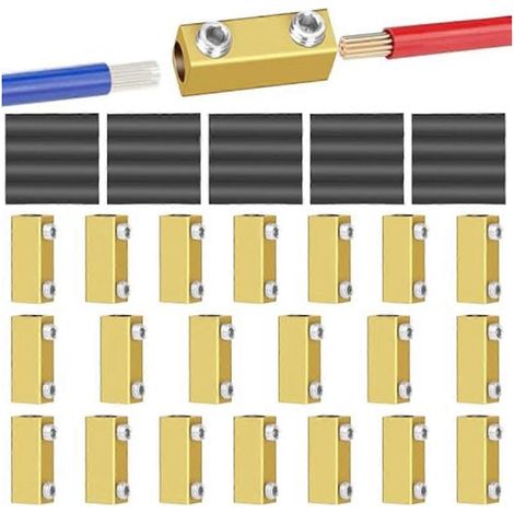 Set mit 20 Schraubverbindern für 20-A-Kabel, 10 AWG (Farbfoto) (1/5)