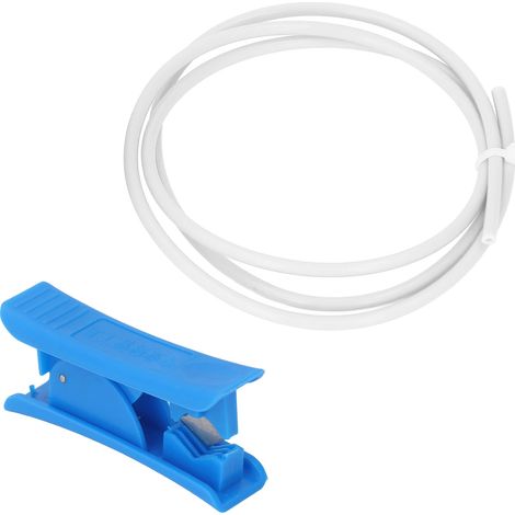 PTFE-Schlauch für 3D-Drucker, 3 Meter, hitzebeständig, inklusive Schlauchschneider für 1,75-mm-Filament, weiß (1/5)