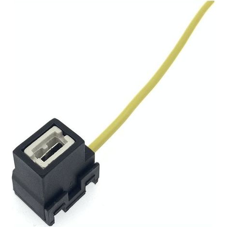 1 douille H1-2B, compatible avec douilles coudées, douilles H1, douilles céramiques H1 et prise DJ701-6.3-2B