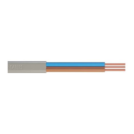 Câbles d'alimentation RS PRO 2x1 mm², 5m Gris ( Prix pour sachet de 5 Mètres )